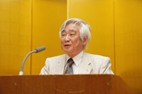 講師：益川　敏英氏（京都産業大学教授／名古屋大学特別招聘教授）