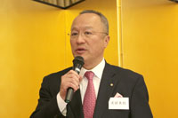 講師：定保　英弥氏<br />
（株式会社帝国ホテル代表取締役社長　社長執行役員）