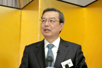 講師:西出 則武氏(株式会社富士通研究所顧問/<br />
東北大学特任教授/前気象庁長官)